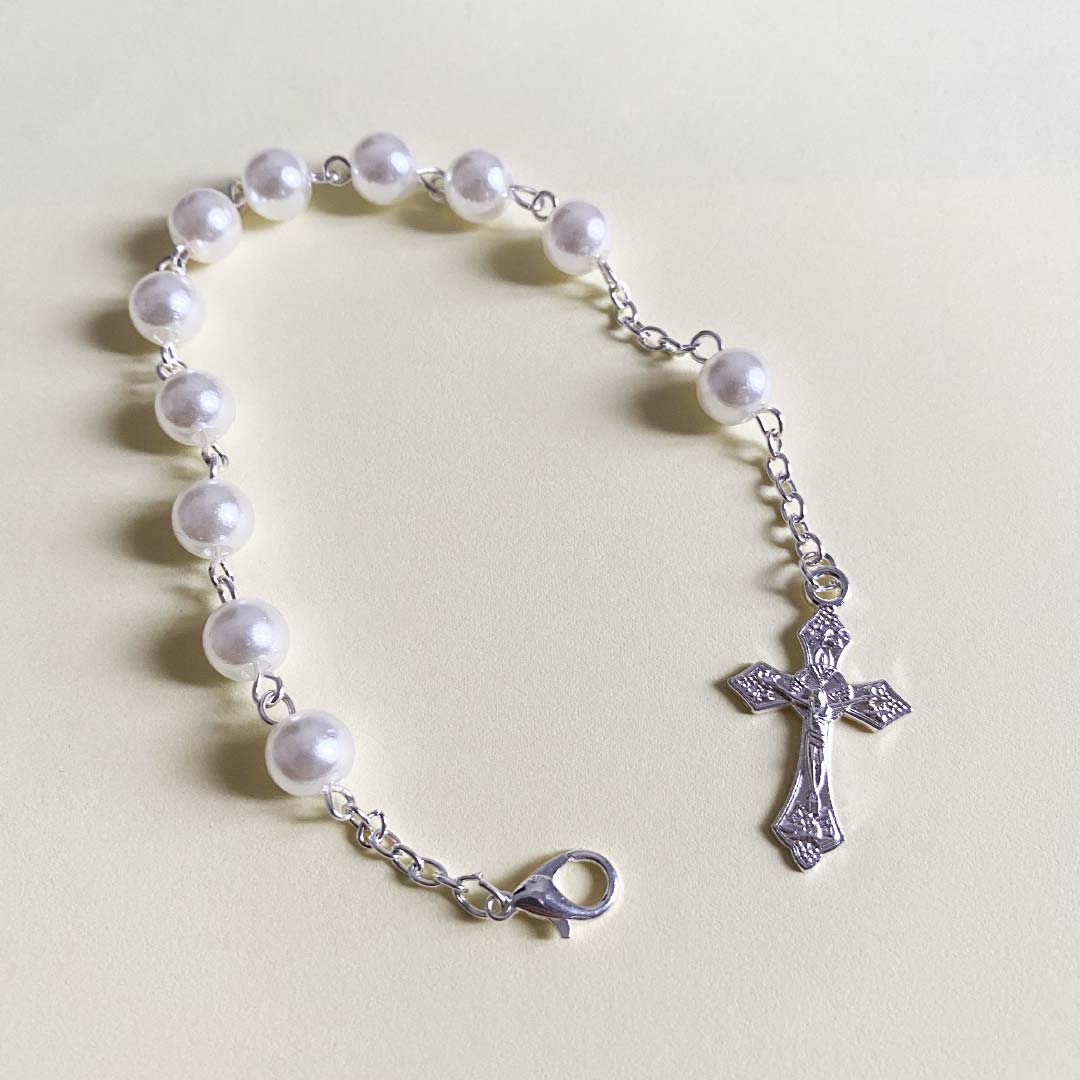 Bracciale Decina Rosario Perle Grandi Giubileo 2025