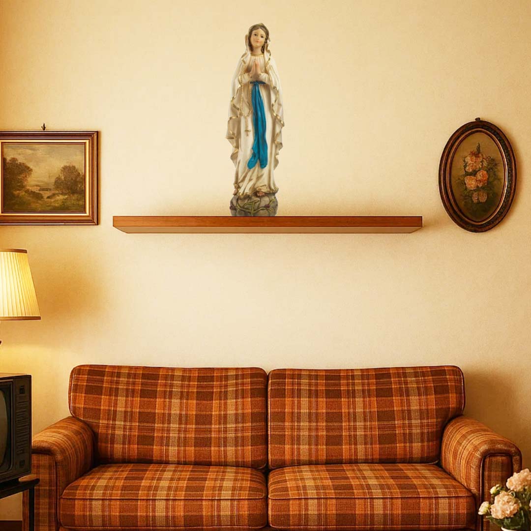 Statua Madonna di Lourdes - altezza 12cm