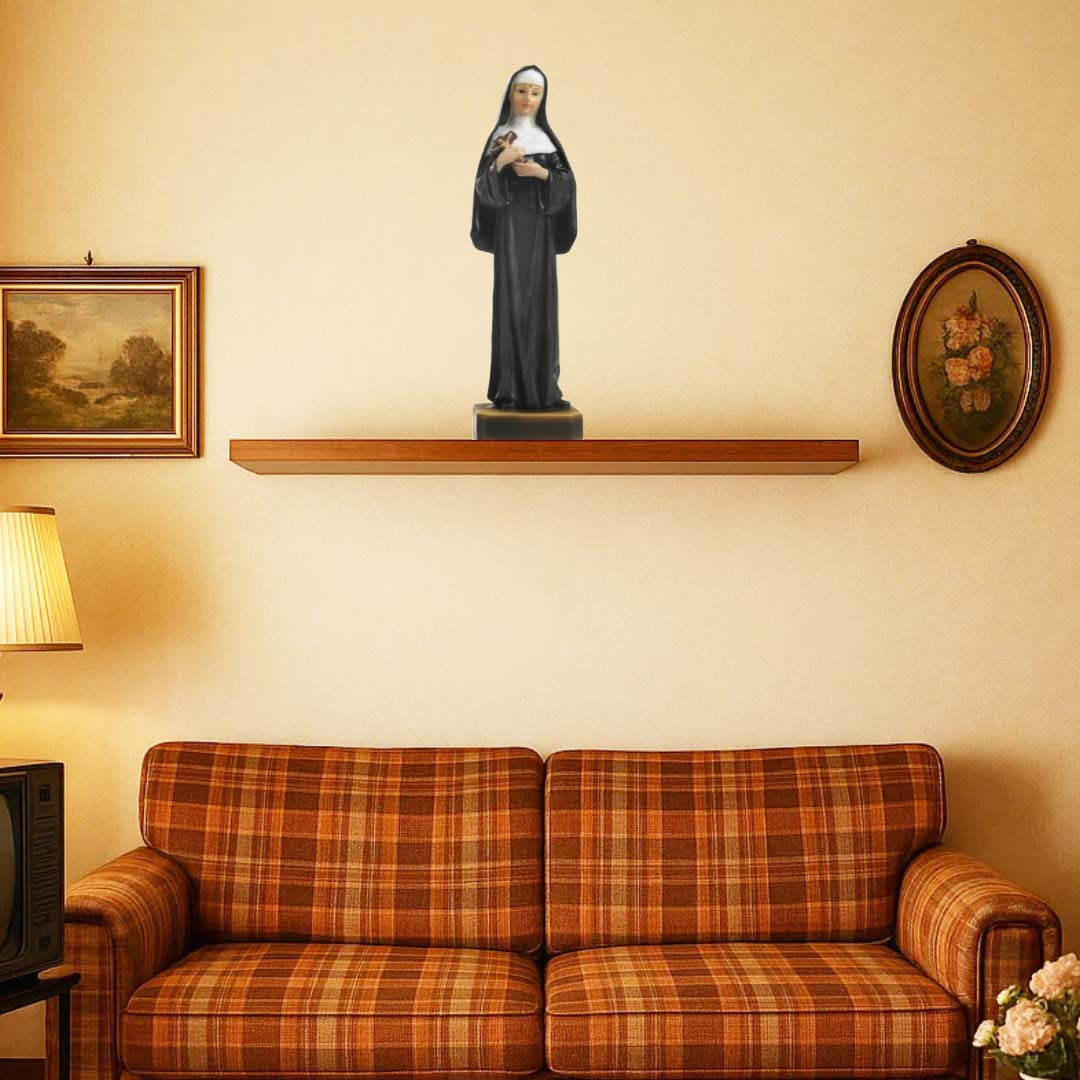 Statua Santa Rita - altezza 12cm