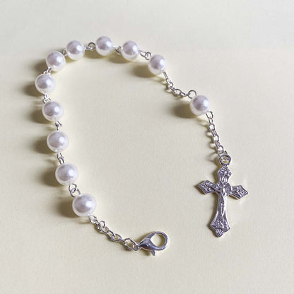 Bracciale Decina Rosario Perle Grandi Giubileo 2025